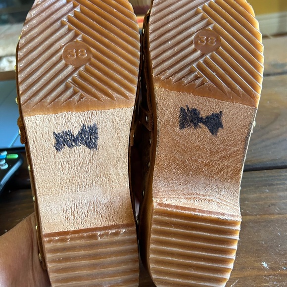 Charles David Siena Leather Clogs shoes 38 - Picture 8 of 15